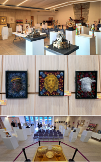 「燃亮生命愛與光藝術展」44件藝術品進駐觀潮浸信會點亮社區