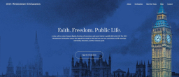 英國基督教領袖發布《2025威斯敏斯特宣言》