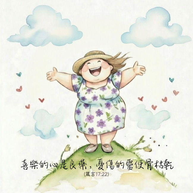 【守護家庭365】喜樂的心是良藥，憂傷的靈使骨枯乾