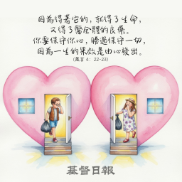 【守護家庭365】一生的果效是由心發出