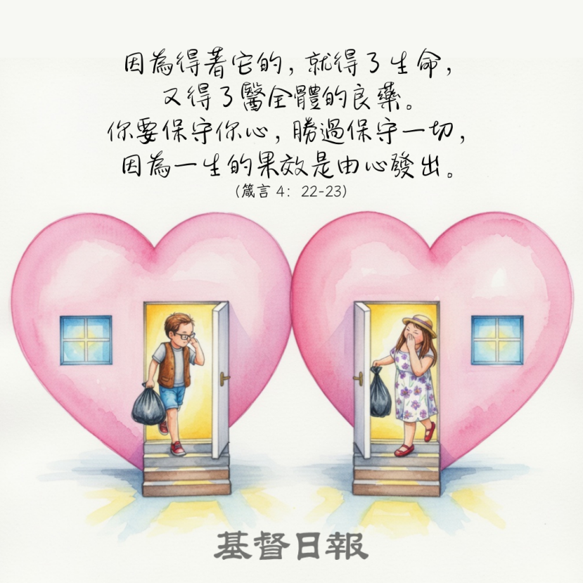 【守護家庭365】一生的果效是由心發出