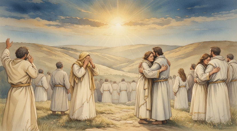 「普天下當向耶和華『歡呼／喊叫／悲鳴』」？