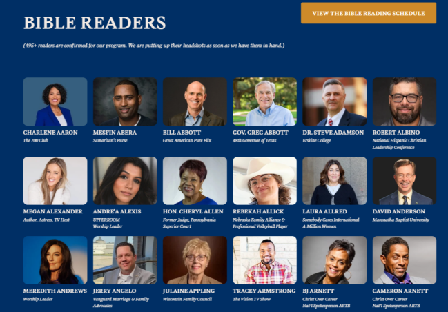 總統也參與！500名美國基督教及政治領袖出席讀經馬拉松