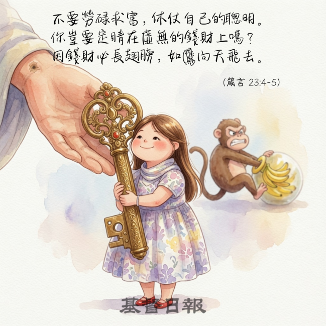 【守護家庭365】不要定睛在虛無的錢財上