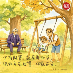 【守護家庭365】少有財寶，敬畏父，才是家庭最大的財富