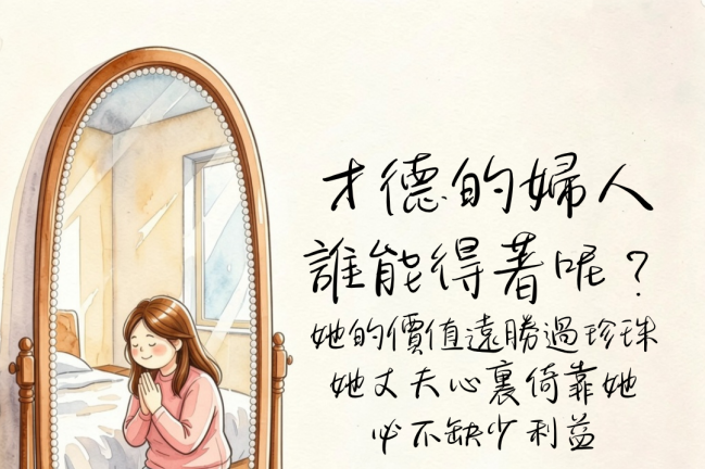 【守護家庭365】才德的婦人
