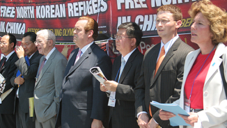 Church Coalition Leads Rally to Free N. Korean Refugees in China