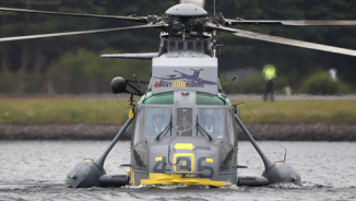Prince William Plunges Sea King Helicopter in Canada River