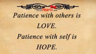 Love Patiently