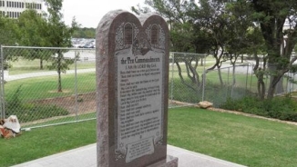 Ten Commandments Monument Removed From Oklahoma Capitol During the Night