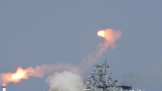 Russian Warships Launch Rockets on Islamic State in Syria, Hit Targets