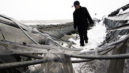 中國雪災災情嚴峻 基督教救援機構雪中送炭