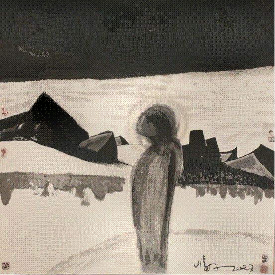 因信而畫——「輓歌與讚美詩」島子聖水墨藝術展訪談
