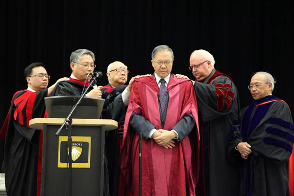 楊慶球博士就任加拿大恩道華人神學院院長