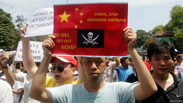 中越南海主權問題爆反華暴動