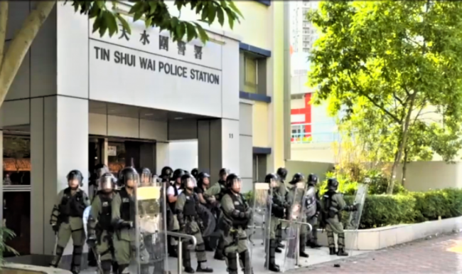 反送中抗爭升溫 三日六場反暴力集會