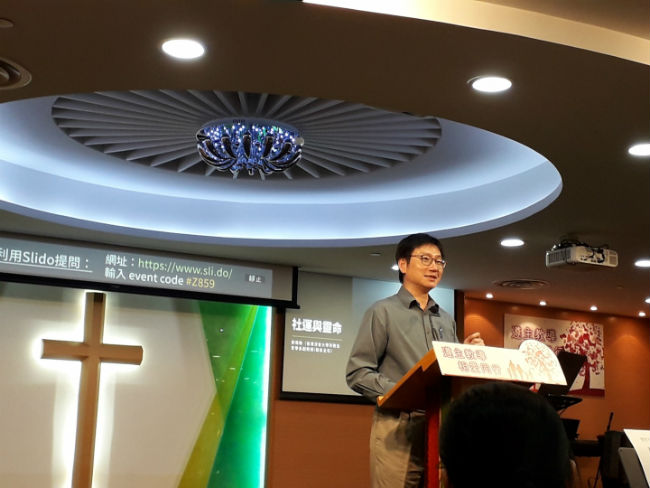 政教關係講座 郭偉聯：講台不是用來派系鬥爭