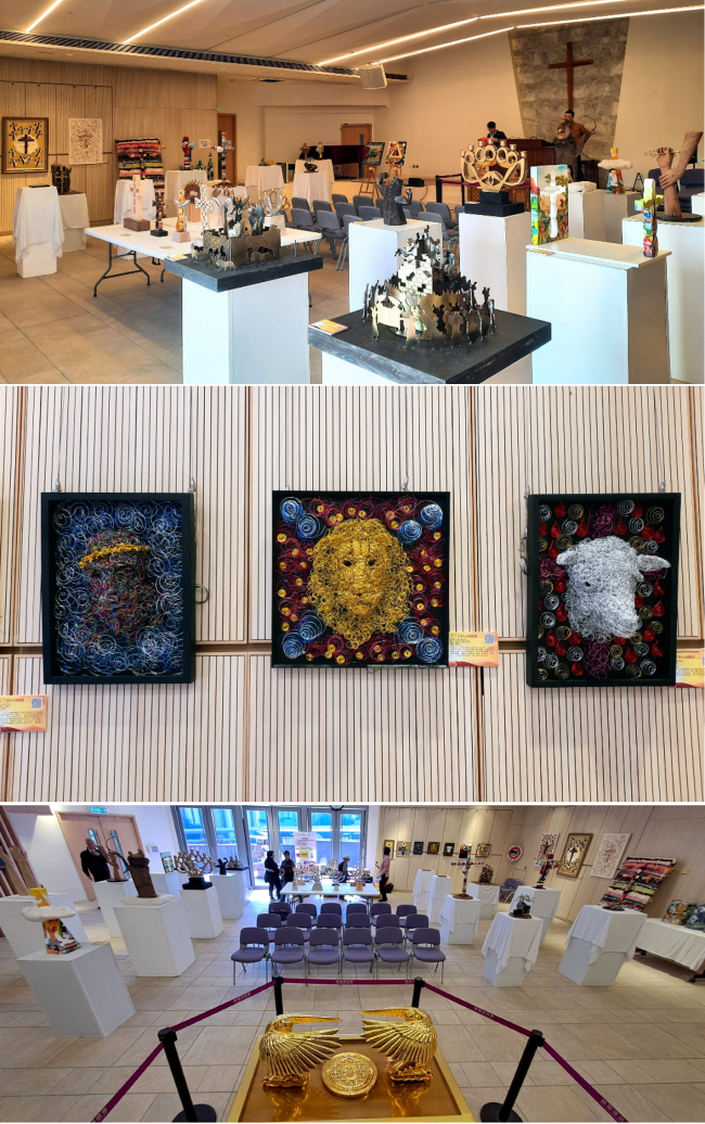「燃亮生命愛與光藝術展」44件藝術品進駐觀潮浸信會點亮社區