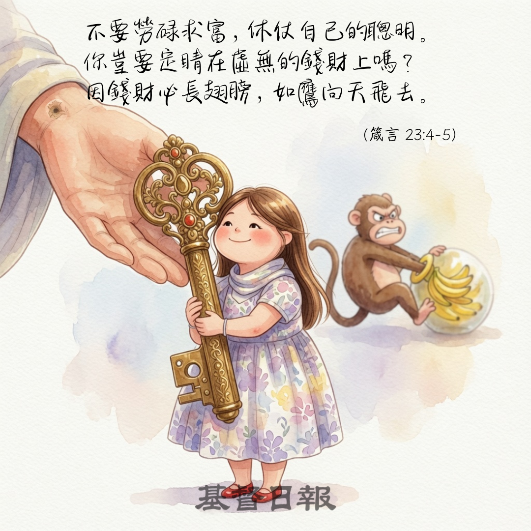 【守護家庭365】不要定睛在虛無的錢財上