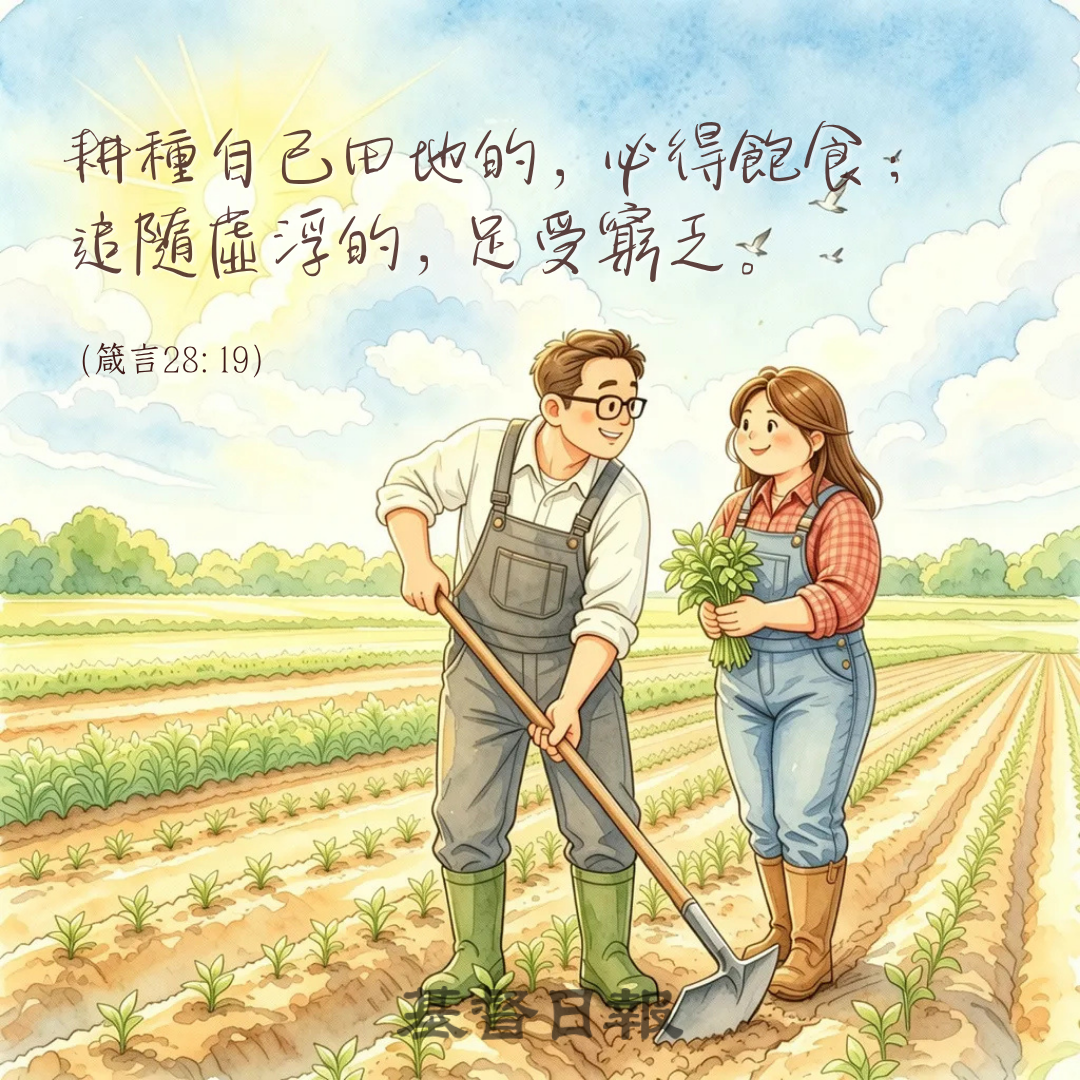 【守護家庭365】耕種自己的田地 - 基督日報