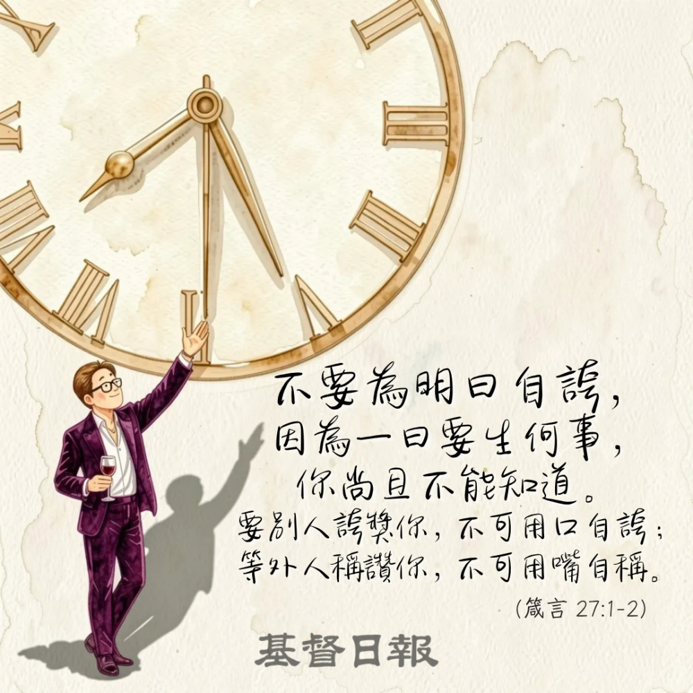 【守護家庭365】不要為明日自誇